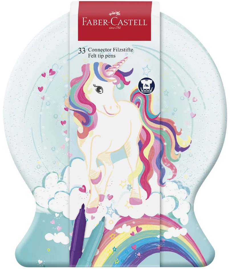 FABER-CASTELL Feutre CONNECTOR PEN, boule de neige de 33 - OEM 155544