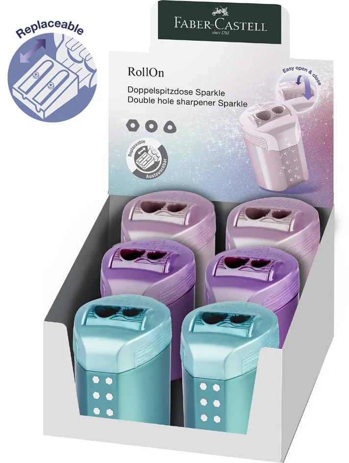 FABER-CASTELL Recharge pour taille-crayon double RollOn - OEM 183992