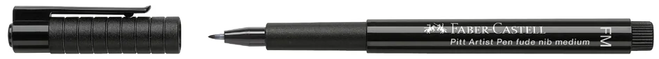FABER-CASTELL Feutre PITT artist pen Fude, noir - OEM 167895