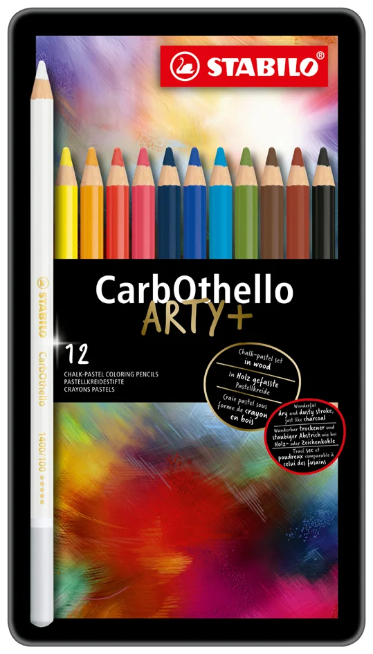 STABILO Crayon pastel CarbOthello ARTY+, étui de 48 - OEM 1448-6