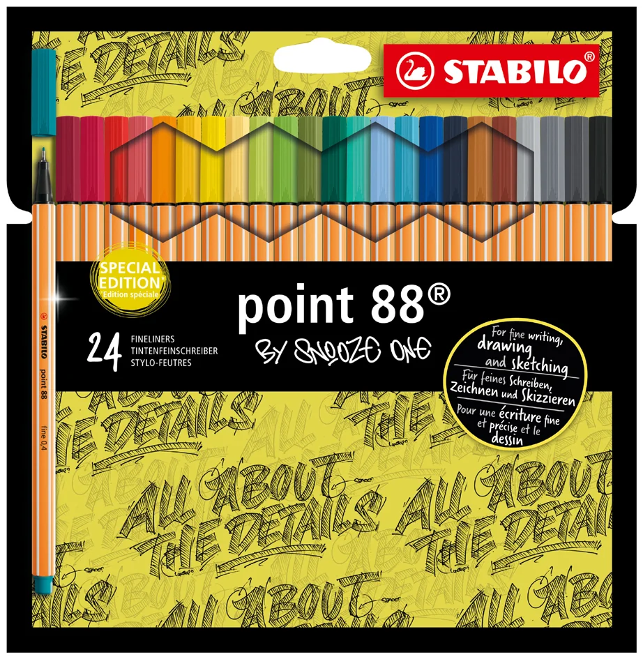 STABILO Feutre à pointe fine point 88 'Snooze One', étui - OEM 8824/1-06