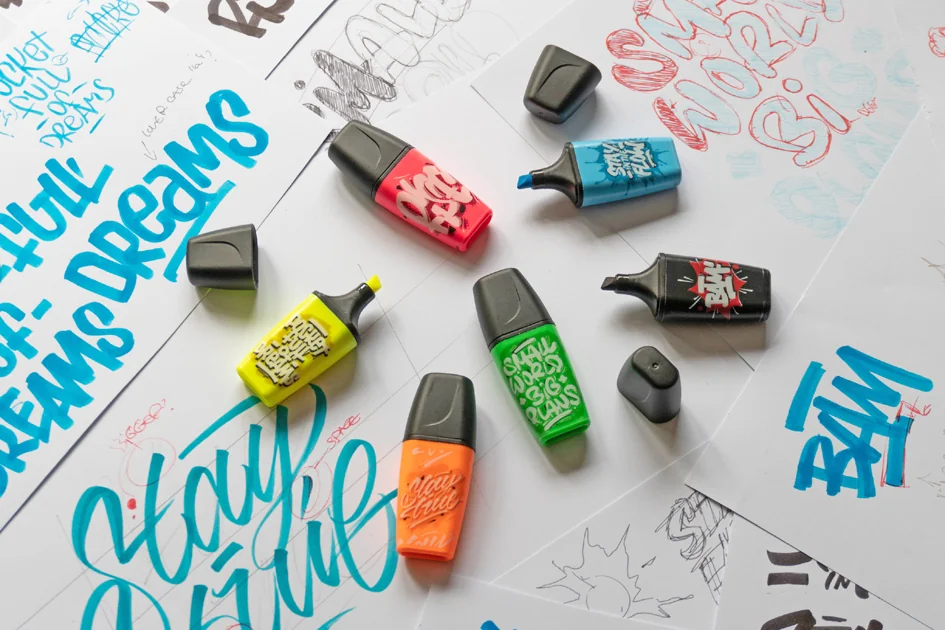 STABILO Surligneur BOSS MINI by Snooze One, étui de 6 - OEM 07/06-30