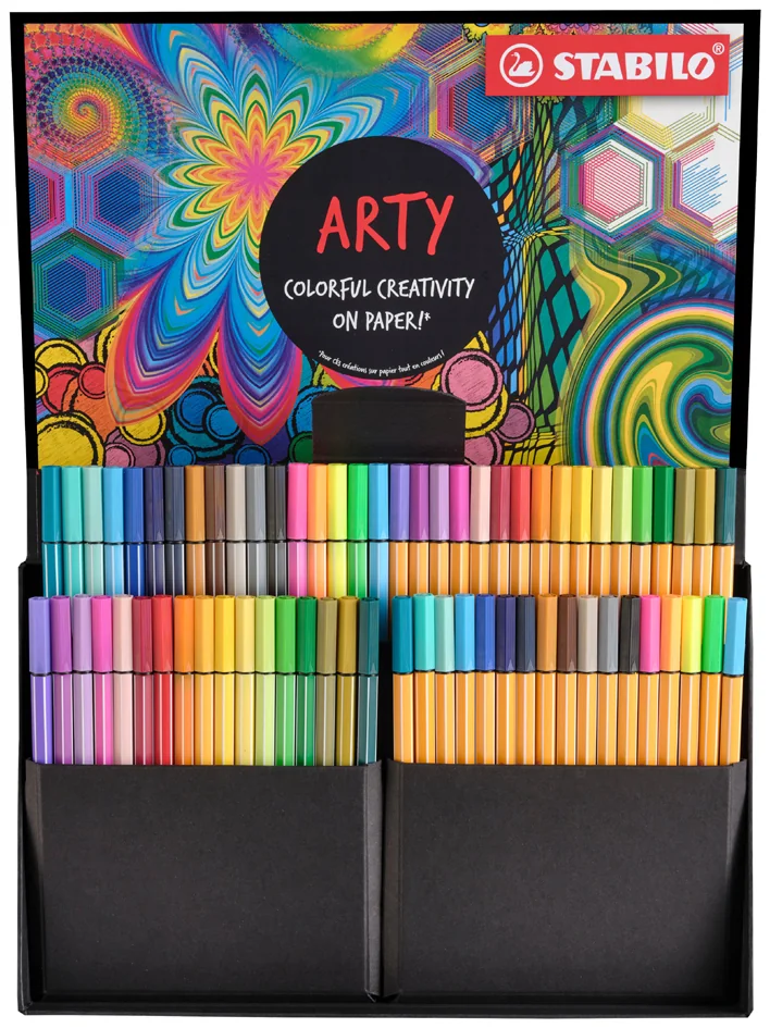 STABILO Set créatif Pen 68 & point 88 'ARTY', étui de 68 - OEM 77/6-1-20