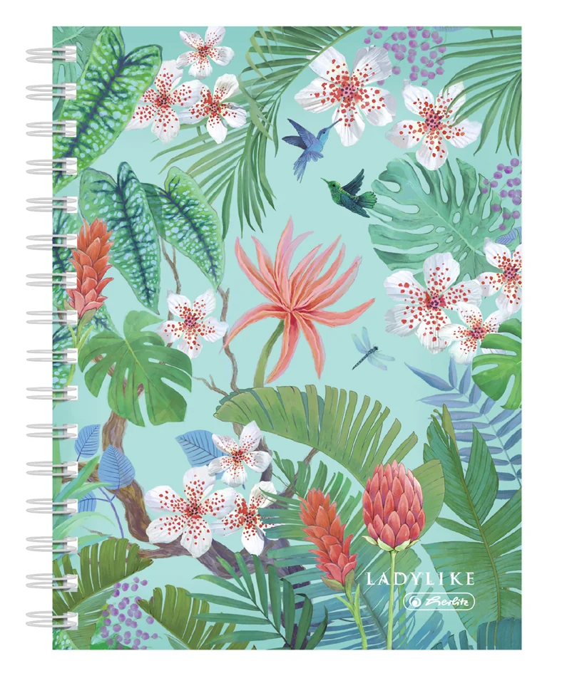 herlitz Carnet à spirales Ladylike 'Jungle', A5 - OEM 400173232