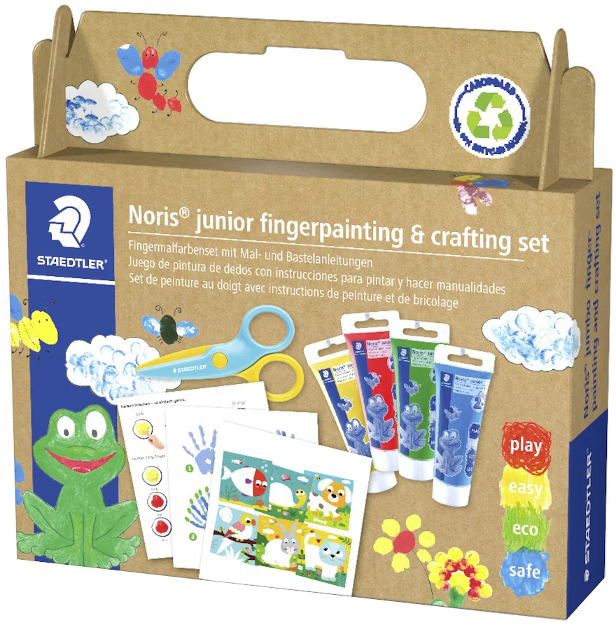 STAEDTLER Kit créatif Noris junior avec gouache aux doigts - OEM 61 C2