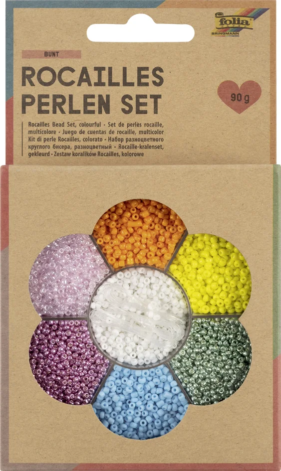 folia Set de perles de rocaille MULTICOLORE - OEM 12907