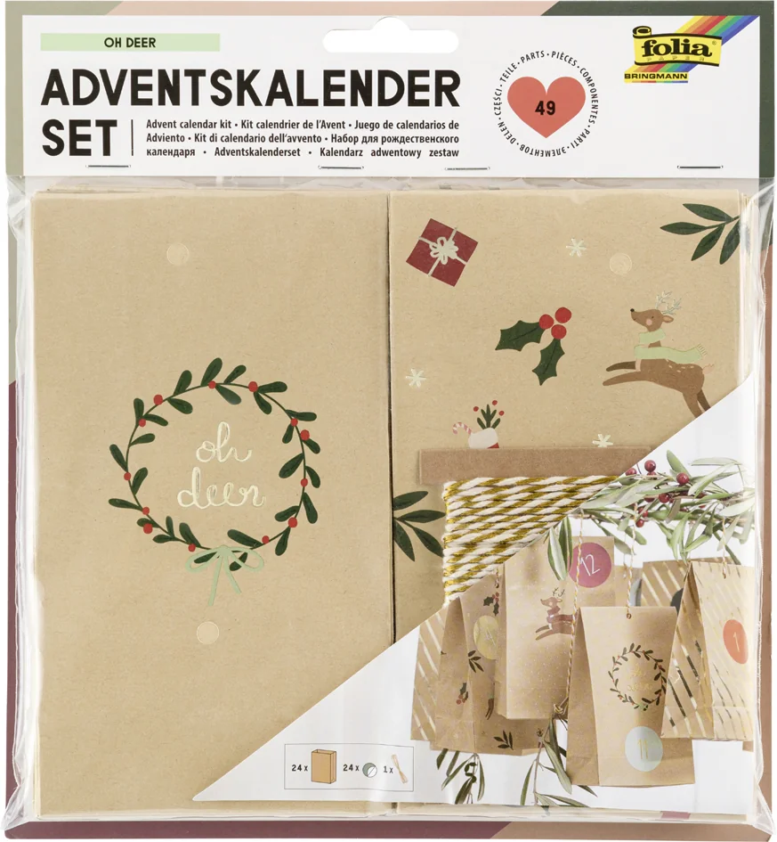 folia Calendrier de l'Avent 24 sachet de l'Avent OH DEER - OEM 9387