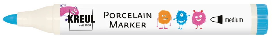 KREUL Marqueur pour porcelaine medium, noir - OEM 16334
