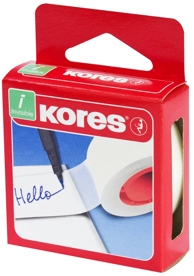 Kores Ruban adhésif Invisible, 19 mm x 33 m, mat - OEM K53319