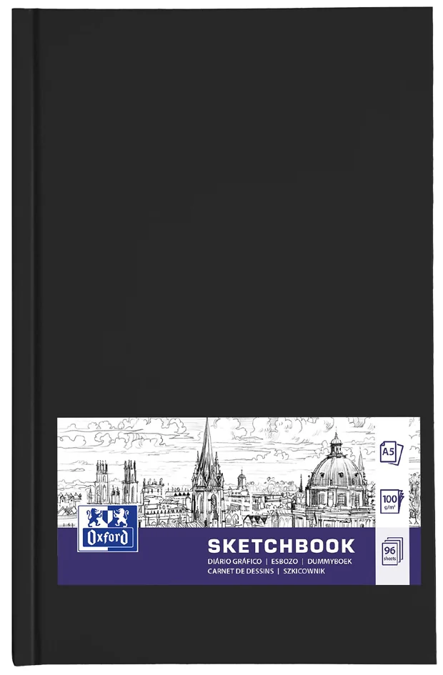 Oxford Cahier de croquis couverture rigide, A6, 96 feuilles - OEM 400152626