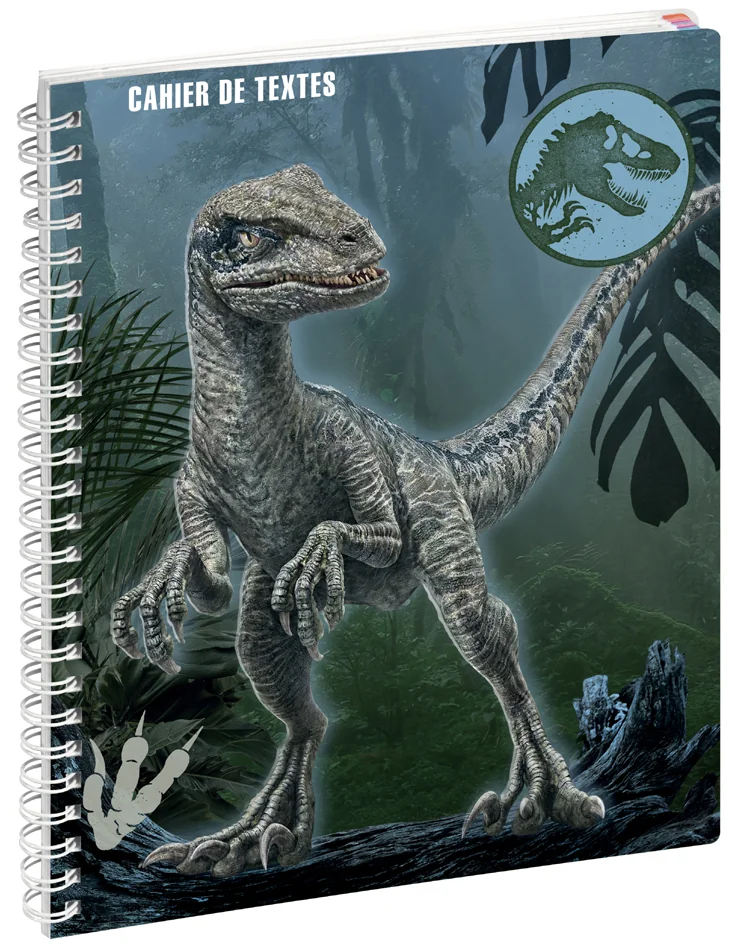 EXACOMPTA Cahier de textes Jurassic World 'Raptor' - OEM 9901073E