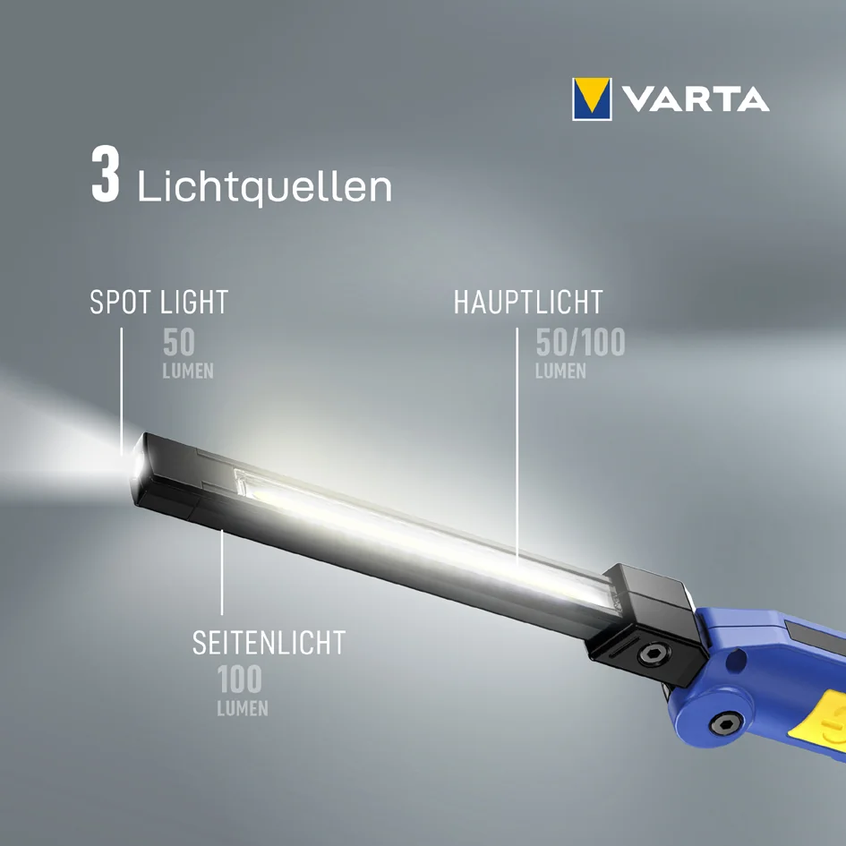 VARTA Lampe torche Work Flex Multifunction Light F20R - OEM 18649101401 – Image 5