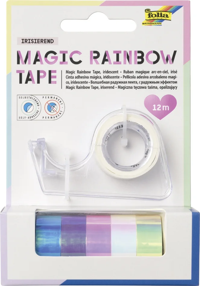 folia Film adhésif irisé Magic Rainbow Tape avec dévidoir - OEM 309