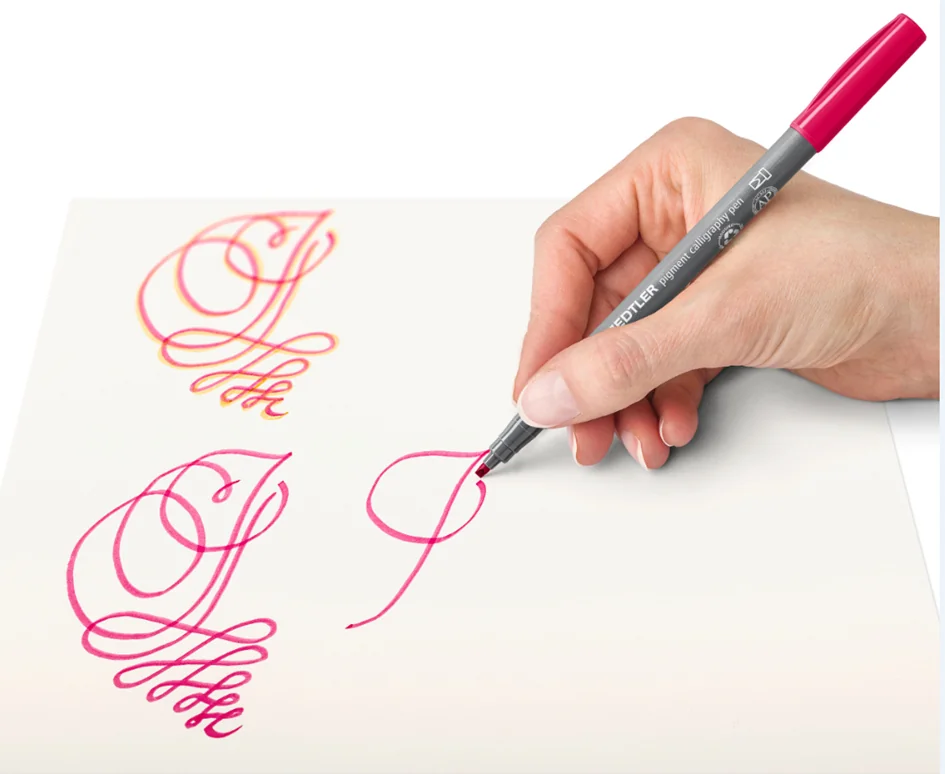 STAEDTLER Feutre pigment calligraphy pen, étui de 12 - OEM 375 C12