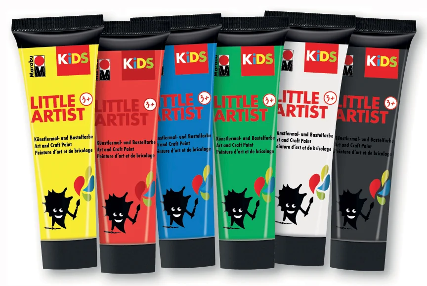 Marabu KiDS Gouache pour enfants Little Artist, 75 ml, set - OEM 0305000000001