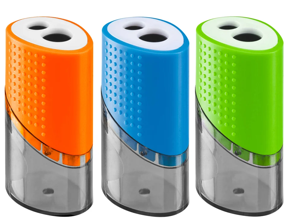 Wonday Taille-crayon double en plastique, assorti - OEM FTC250961