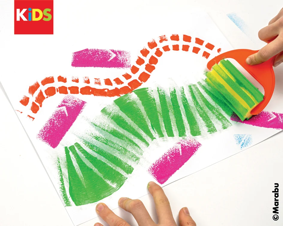Marabu KiDS Set de rouleaux de peinture Little Artist - OEM 0318000000011