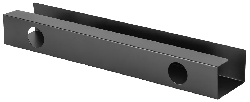 DIGITUS Goulotte passe-câble sous le bureau, noir - OEM DA-90448