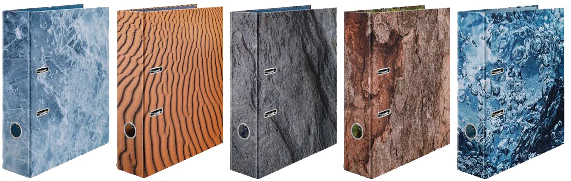 HERMA Assortiment de classeurs à motifs 'Nature' - OEM 19649