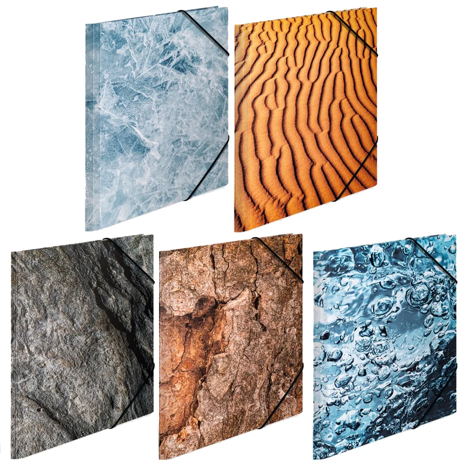 HERMA Assortiment de chemises à élastiques 'Nature', A3 - OEM 19829