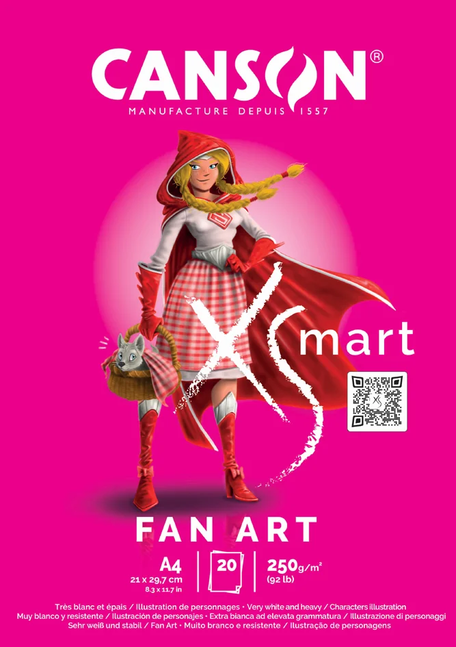 CANSON Bloc de dessin XS'MART FAN - OEM C32250P001