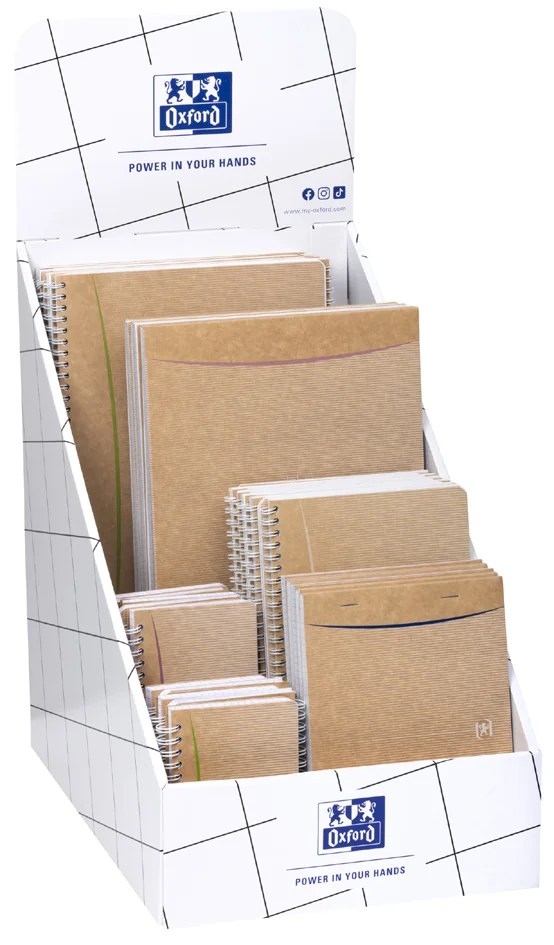 Oxford Bloc-notes + cahier à spirale Touareg, présentoir - OEM 400172650
