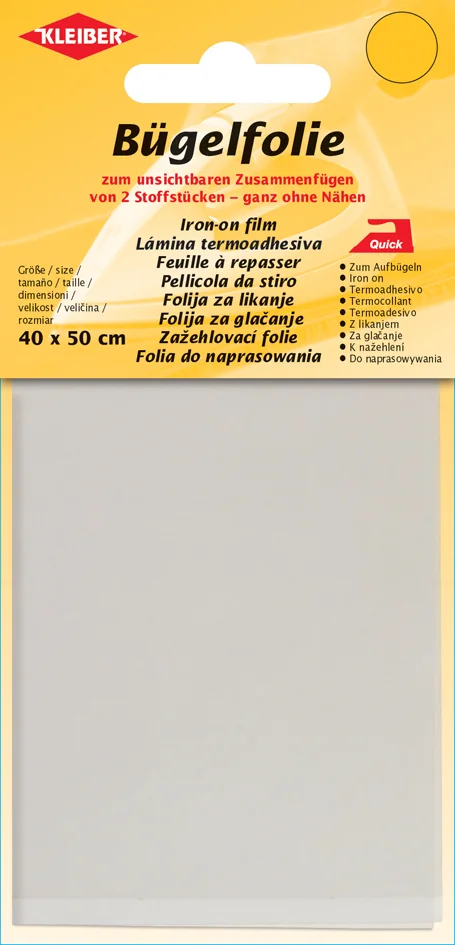 KLEIBER Film réparateur à repasser, 400 x 500 mm - OEM 48153