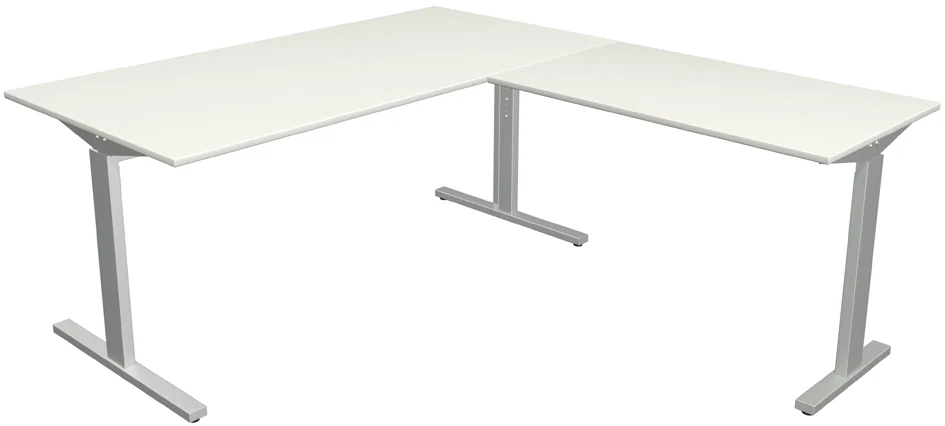 kerkmann Bureau 'Form 2' avec extension, (L)1.800 mm, blanc - OEM 11023110