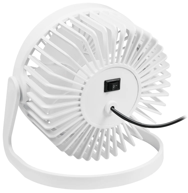 LogiLink Ventilateur de bureau USB, 30 dB, blanc - OEM UA0402