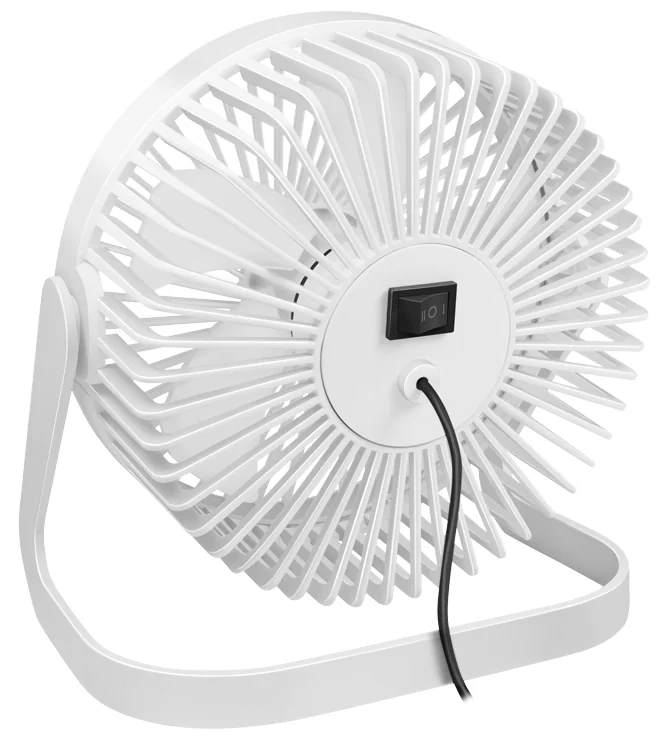 LogiLink Ventilateur de bureau USB, 40 dB, blanc - OEM UA0403
