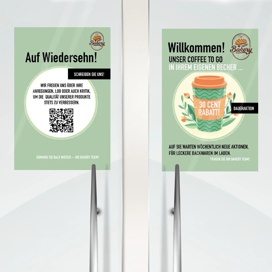 AVERY Zweckform Etiquette d'affichage vitrophanie, blanc - OEM L9002-10