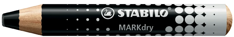STABILO Crayon marqueur MARKdry, noir - OEM 648/46