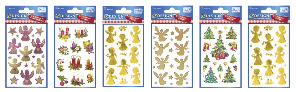 AVERY Zweckform ZDesign Sticker de Noël 'Ange', présentoir - OEM 52941