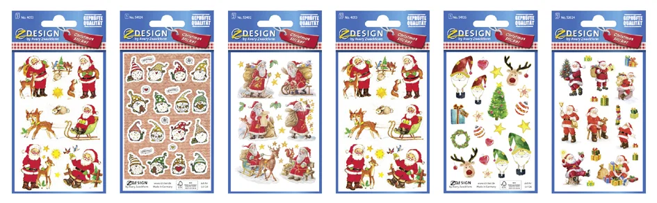 AVERY Zweckform ZDesign Sticker de Noël 'Père-Noël' - OEM 52986