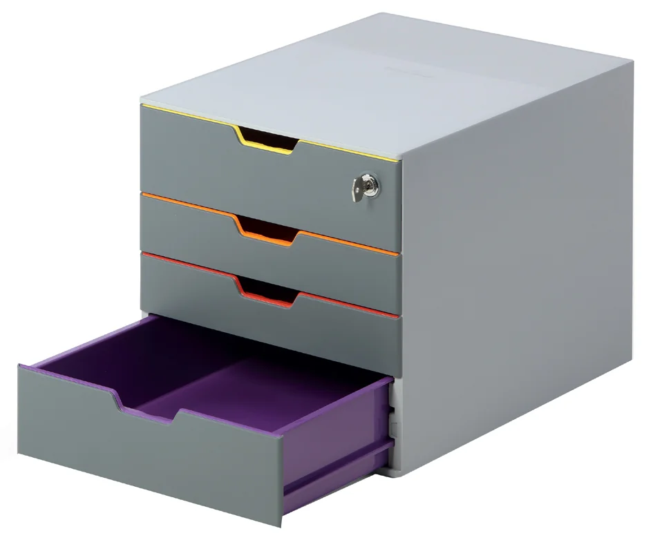 DURABLE Module de classement VARICOLOR 4 SAFE, 4 tiroirs - OEM 7606-27 – Image 2