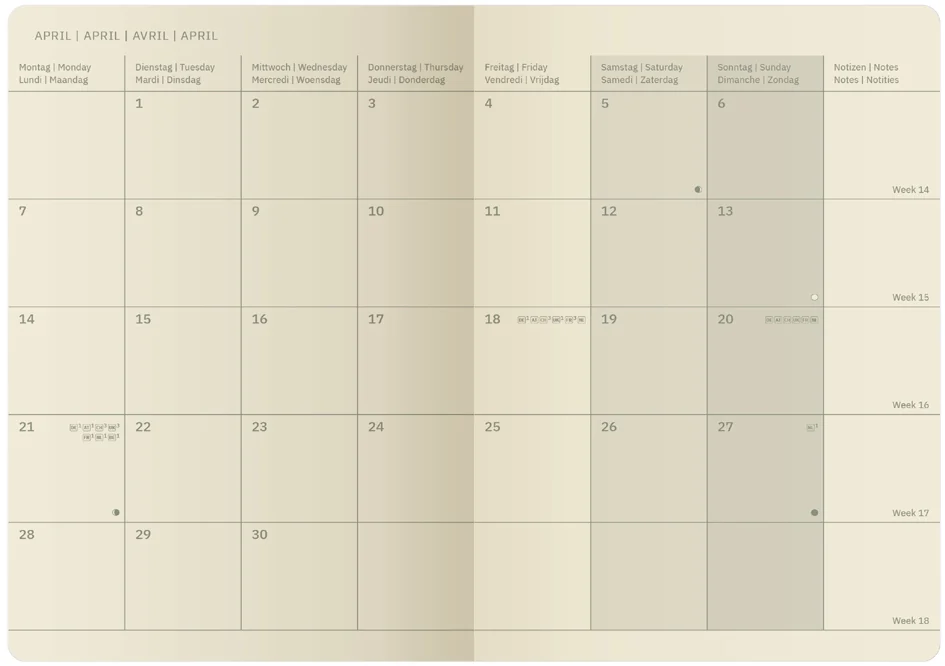 sigel Agenda de poche Conceptum 2026, env. A6, noir - OEM C2685