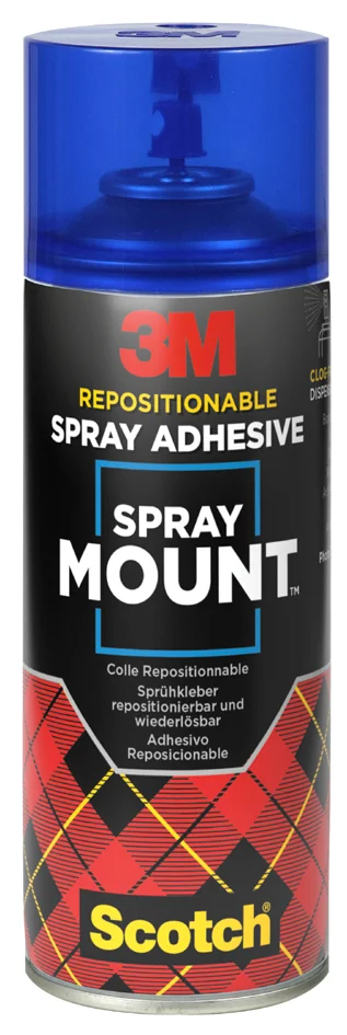 3M Scotch Colle en spray SPRAY MOUNT, permanent, 400 ml - OEM 3100040336