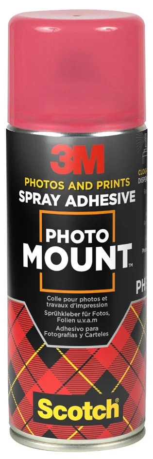 3M Scotch Colle spray PHOTO MOUNT, permanent, 400 ml - OEM 3100040338