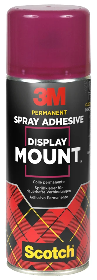 3M Scotch Colle spray DISPLAY MOUNT, permanent, 400 ml - OEM 3100040339