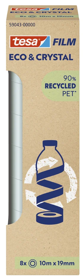 tesa Film ruban adhésif ECO & CRYSTAL, 19 mm x 10 m - OEM 59043-00000-00