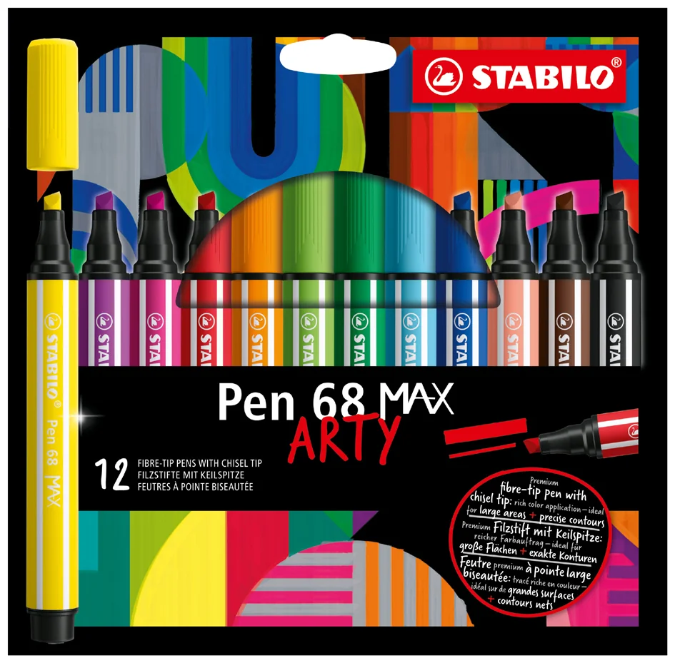 STABILO Feutre Pen 68 MAX, étui de 24 ARTY - OEM 768/24-21 – Image 3