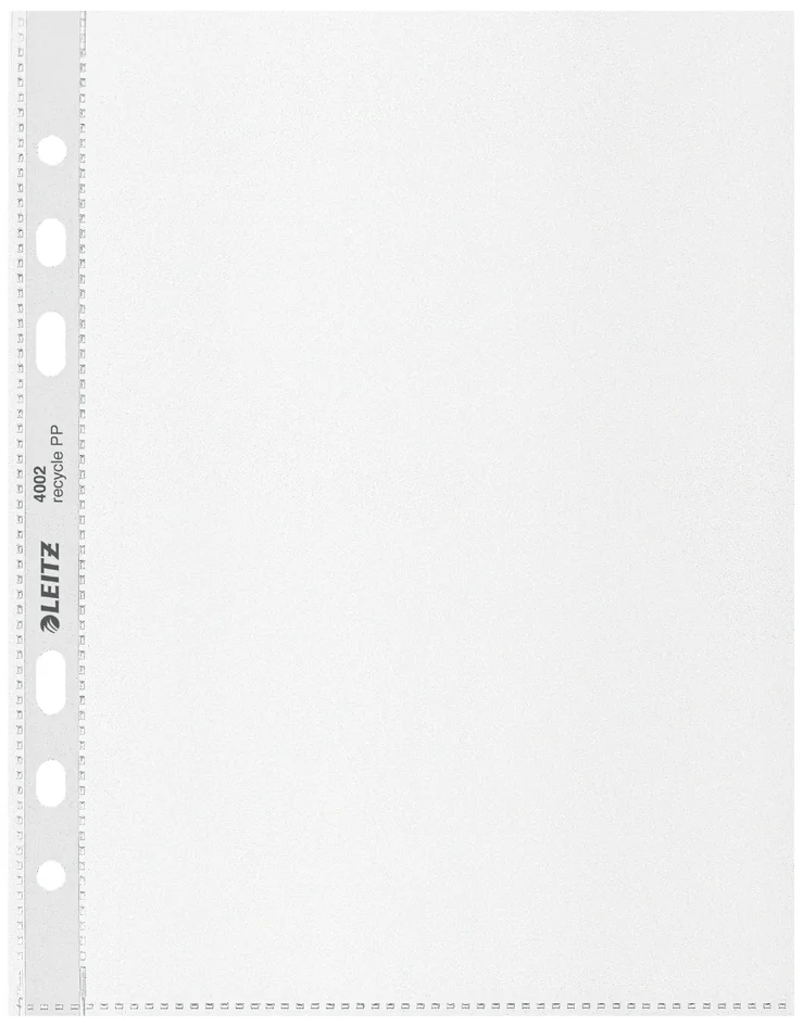 LEITZ Pochette perforée Recycle, A5, PP, grainé - OEM 4002-00-03