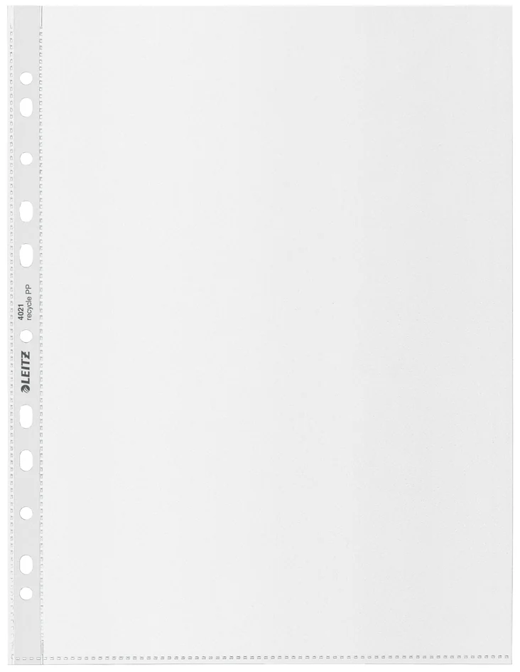 LEITZ Pochette perforée Recycle, A4, PP, grainé, 0,10 mm - OEM 47913003