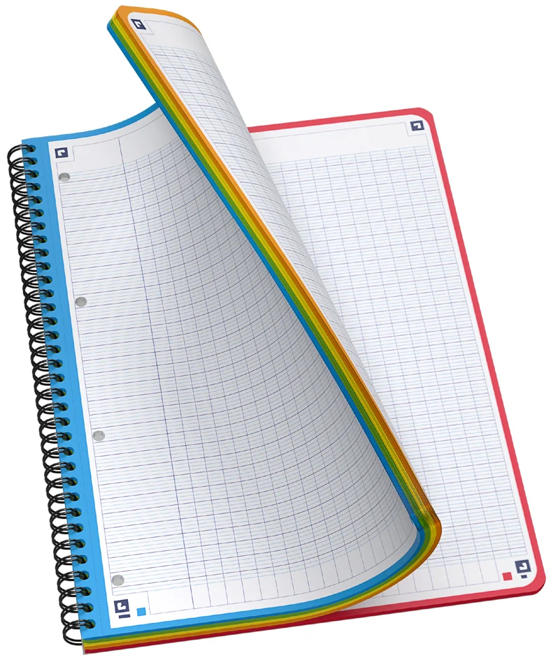 Oxford Cahier reliure intégrale COLOR SYSTEM, A4+, quadrillé - OEM 400156833