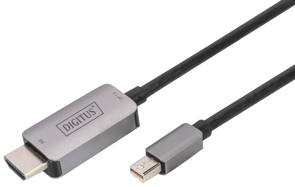 DIGITUS Câble adaptateur Mini DisplayPort 8K, mini DP-HDMI-A - OEM DB-340109-010-S