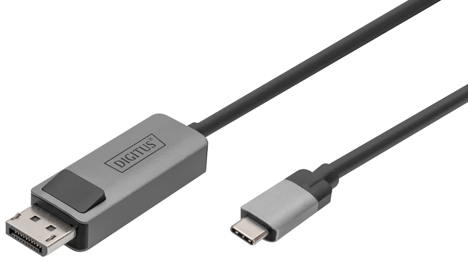 DIGITUS Câble adaptateur bidirectionnel USB type C - DP, 2 m - OEM DB-300334-020-S