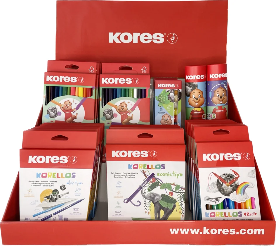 Kores Présentoir de comptoir série collage II, présentoir - OEM DP-40032