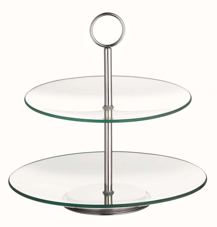 Esmeyer Présentoir à étages en verre 'COOKIE', 2 étages - OEM 199-618