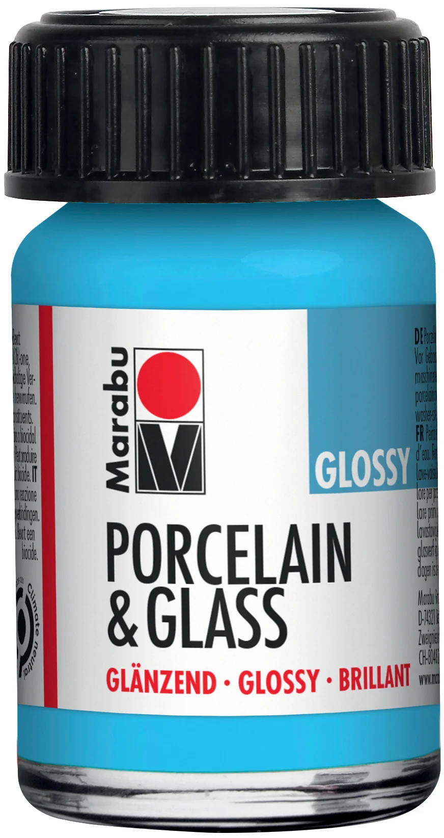 Marabu Peinture 'Porcelain & Glass', brillant, 15 ml, argent - OEM 11150039782