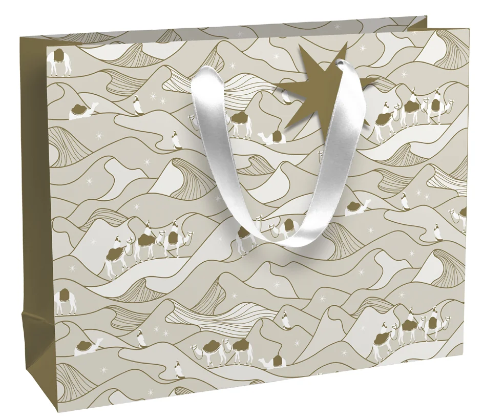 Clairefontaine Sac cadeau de Noël 'Noël des Sables', moyen - OEM X-32829-3C